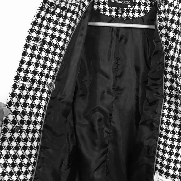Rothschild girls size 16 coat black and white - Picture 9 of 15